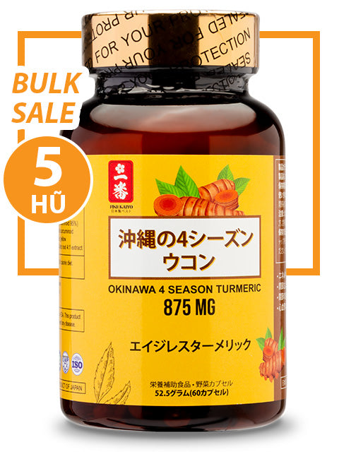BULK SALE SAVING 5 HŨ - NGHỆ BỐN MÙA OKINAWA JAPAN