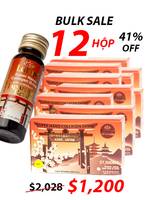 JAPANESE SUPER COLLAGEN REISHI PLUS 27,500MG - HOA ANH ĐÀO SAKURA 桜花エキス