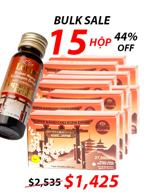JAPANESE SUPER COLLAGEN REISHI PLUS 27,500MG - HOA ANH ĐÀO SAKURA 桜花エキス