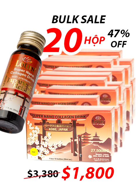 JAPANESE SUPER COLLAGEN REISHI PLUS 27,500MG - HOA ANH ĐÀO SAKURA 桜花エキス