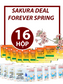 BULK SALE SAKURA DEAL 16 BOXES - FOREVER SPRING SUPER MIX COLLAGEN