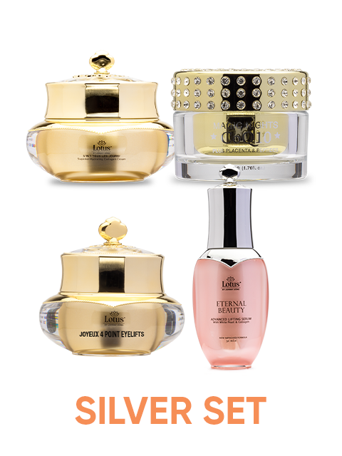 SUPER SILVER SET -  BỘ DƯỠNG TRẮNG MỊN NGÀY ĐÊM スーパーシルバー – スキンケア