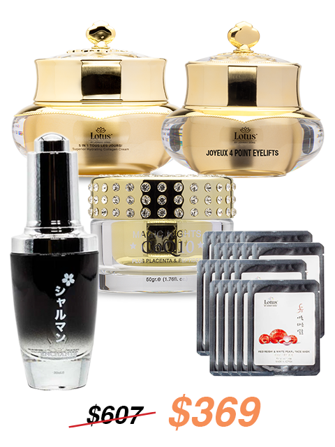 SUPER SILVER SET -  BỘ DƯỠNG DA NGÀY ĐÊM TUYỆT HẢO スーパーシルバー – スキンケア