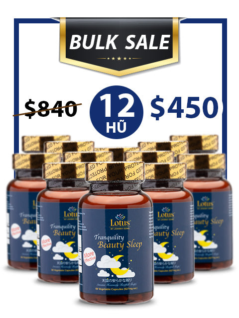 BULK SALE SAVING 12 HŨ - SUPER ADVANCED BEAUTY SLEEP GIÚP NGỦ NGON