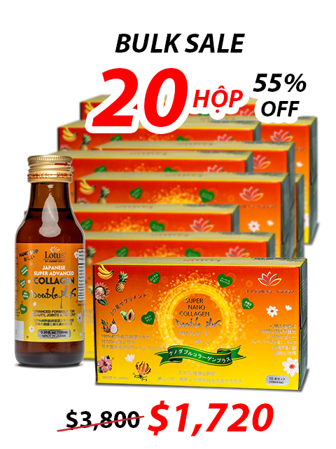 JAPANESE SUPER COLLAGEN DNA PLUS SOP WITH REISHI 北海道サーモン卵