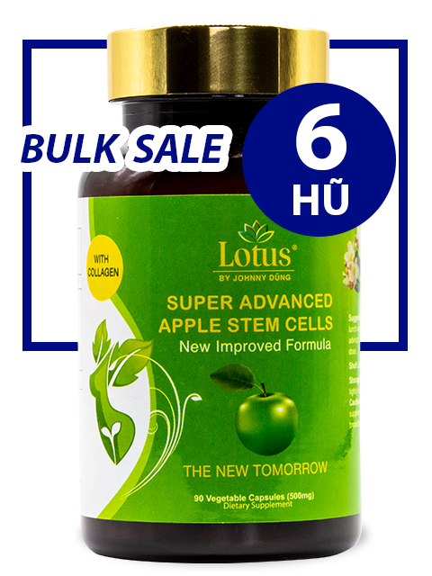 BULK SALE SAVING 6 HŨ - ADVANCED APPLE STEM CELL GIẢM CÂN THỤY SĨ