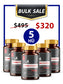 BULK SALE SAVING 5 HŨ - SỤN CÁ MẬP SHARK GLUCOSAMINE CHO XƯƠNG KHỚP