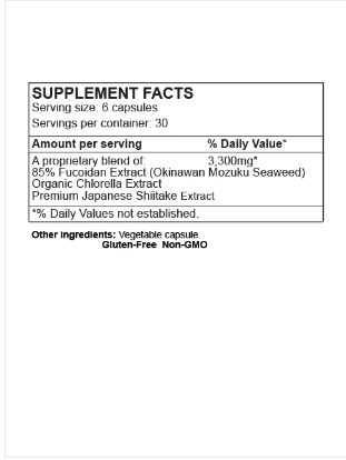 BULK SALE COMBO - SUPER FUCOIDAN 550MG & SUPER FUGARICUS 625MG