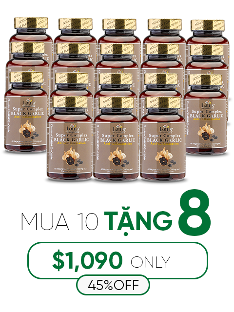 SUPER JAPANESE BLACK GARLIC & RED CURCUMIN - TỎI ĐEN NGHỆ ĐỎ 黒ニンニク赤ウコン