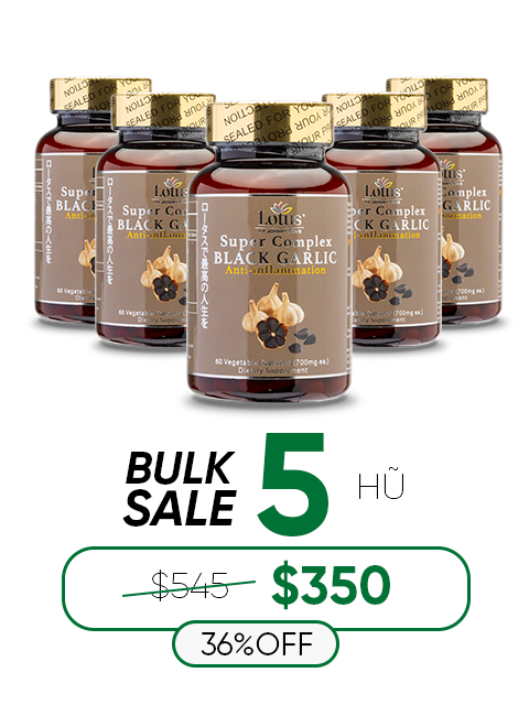 SUPER JAPANESE BLACK GARLIC & RED CURCUMIN - TỎI ĐEN NGHỆ ĐỎ 黒ニンニク赤ウコン