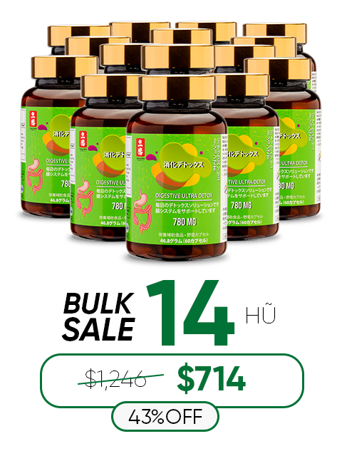 ULTRA DETOX FOR DIGESTION - NHUẬN TRƯỜNG, LOẠI BỎ ĐỘC TỐ 浄化とデトックス