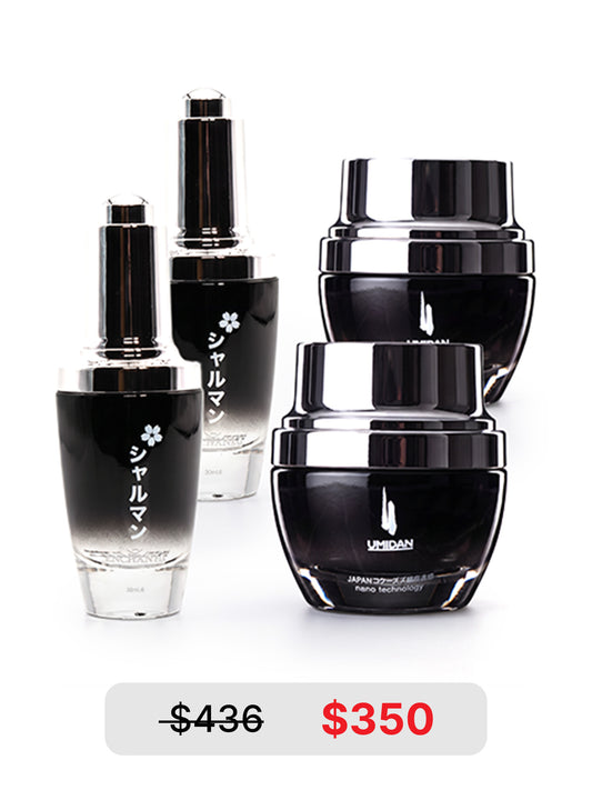 JAPANESE ENCHANTE SUPER VALUE SET - ADVANCED CREAM & SERUM ナノビューティー