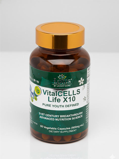 VitalCELLS LIFE X10 - TRƯỜNG SANH TỰ CHI THẢO テロメアからの生命力