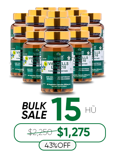 VitalCELLS LIFE X10 - TRƯỜNG SANH TỰ CHI THẢO テロメアからの生命力