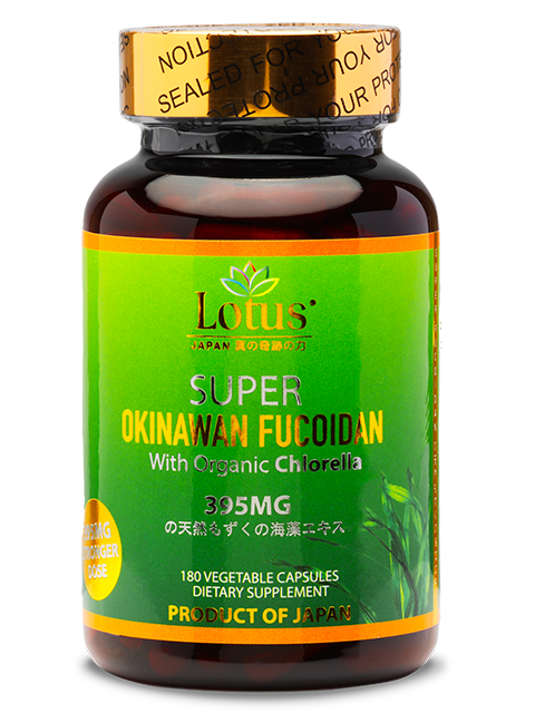 SUPER OKINAWAN FUCOIDAN CHLORELLA 395MG - 180 CAPS