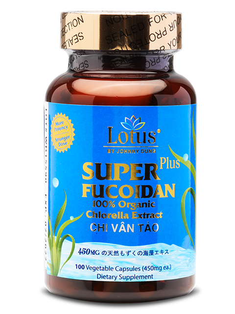 SUPER OKINAWAN FUCOIDAN CHLORELLA 450MG - 100 CAPS