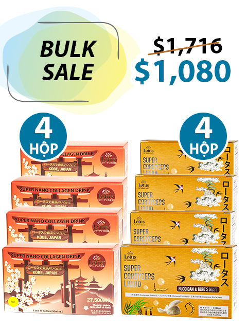 COMBO PREMIUM WELLNESS PACKAGE - SUPER FUCOICEPS & SUPER COLLAGEN REISHI PLUS 27,500MG
