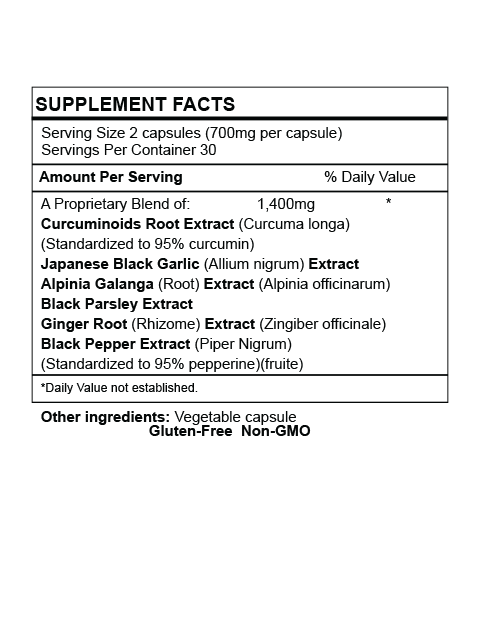 SUPER JAPANESE BLACK GARLIC & RED CURCUMIN - TỎI ĐEN NGHỆ ĐỎ