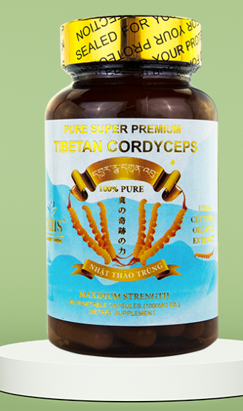 SUPER PREMIUM CORDYCEPS PURE 1,000MG - 90 VIÊN